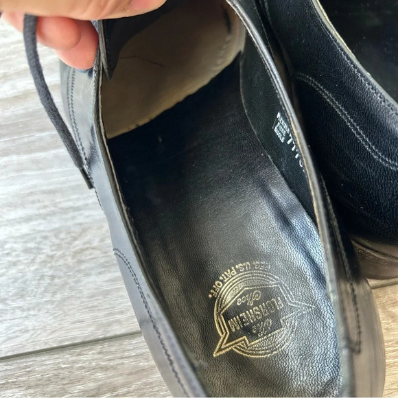 Florsheim Mens Black Leather Oxfords Shoe - Picture 12 of 15